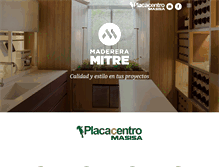 Tablet Screenshot of madereramitre.com